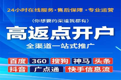 精准营销策略下的推广开户费用案例
